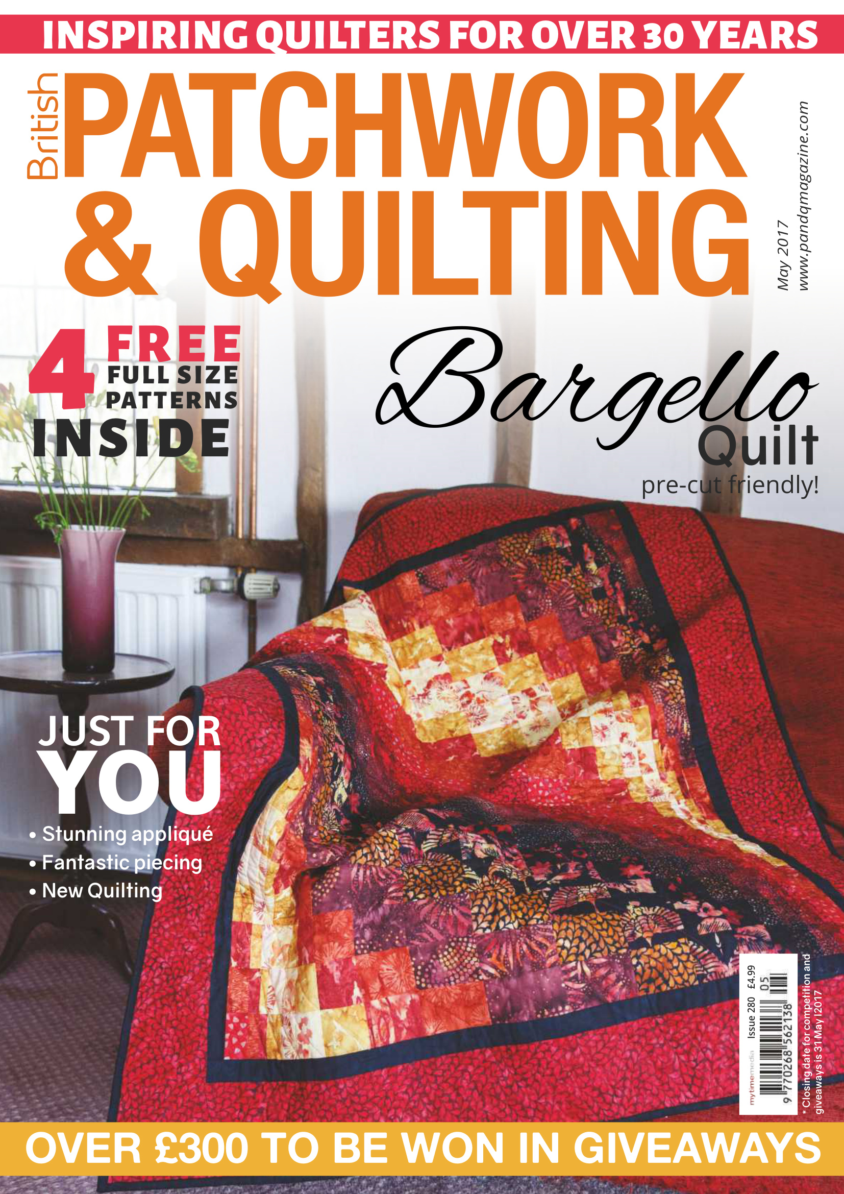 Patchwork Quilting UK May 2017
